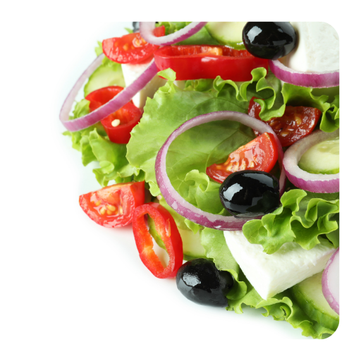 Saláty a vegetariánská jídla