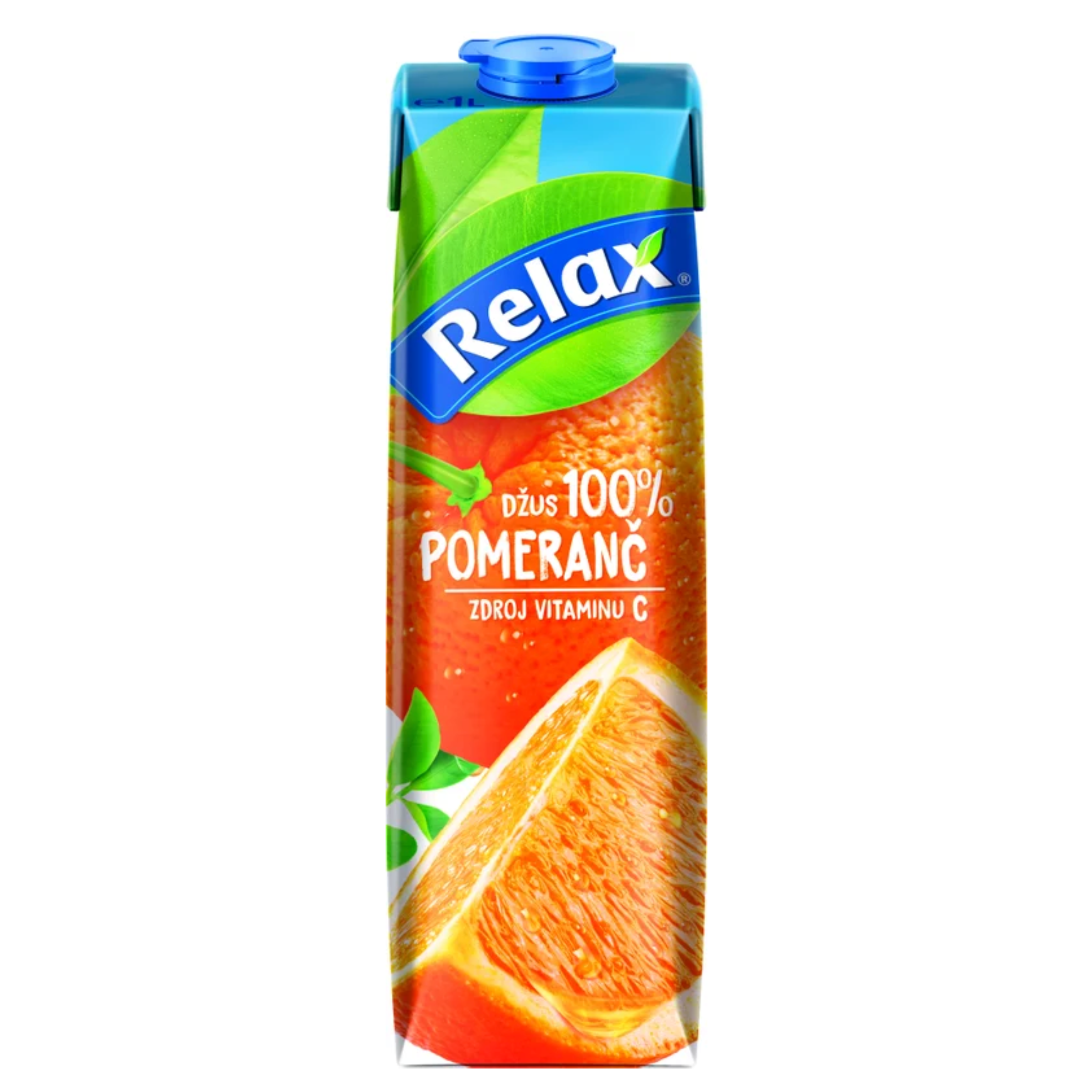 Relax pomeranč 100% 1L