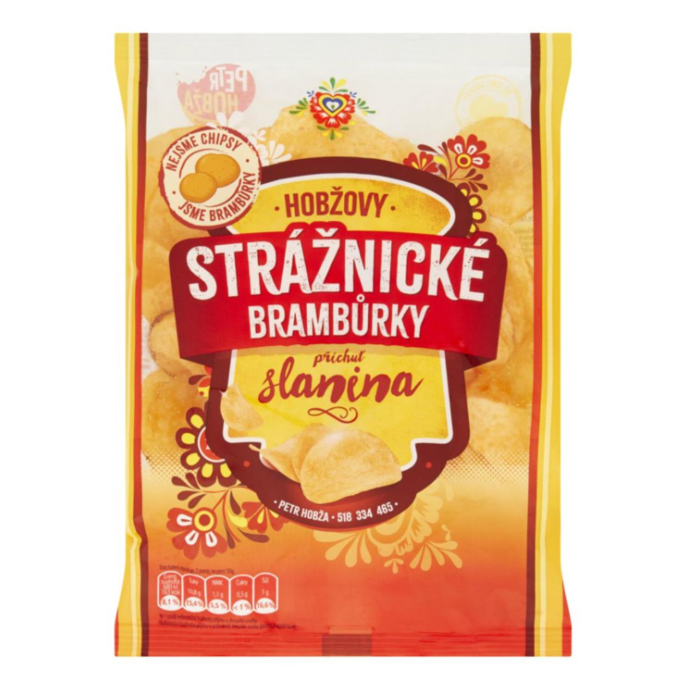 Strážnické brambůrky slanina 60g