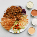 9. Malý talíř kebab s chlebem