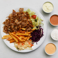 10. Malý talíř kebab s hranolky